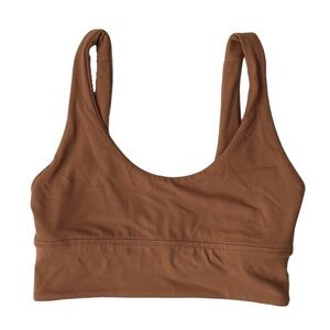 Lululemon Align Nulu Reversible Sports Bra Light Support, Dusty Clay Tan size 4